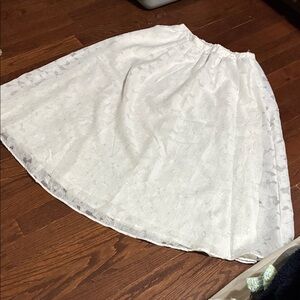 Chic White A-Line Women's Skirt